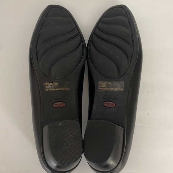 Clark’s Women’s Kayleigh Leather Slip-on Loafers Black 9 - Picture 6 of 8